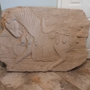 Faux Ancient Egyptian stone relief large wall art 52in x 42in x 8.5in